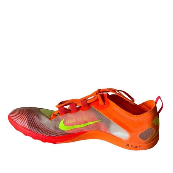 Nike Zoom Victory Waffle 5 Total Orange Volt Track Field Shoes Mens Size 8 - Picture 3 of 10